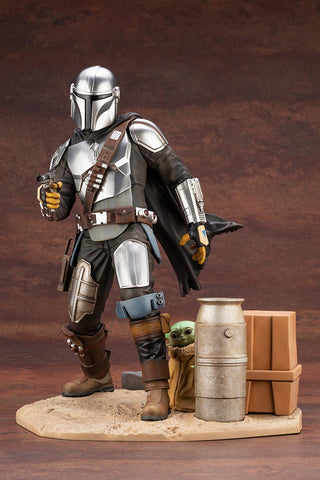 Kotobukiya ARTFX Star Wars Mandalorian & The Child Kotobukiya ARTFX Star Wars Mandalorian & The Child