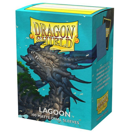 Dragon Shield Deck 100 Dual Matte sleeves - Lagoon Dragon Shield Deck 100 Dual Matte sleeves - Lagoon