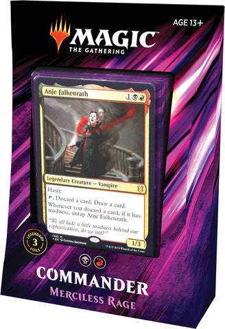 Magic The Gathering Commander 2019 Deck - Merciless Rage Magic The Gathering Commander 2019 Deck - Merciless Rage