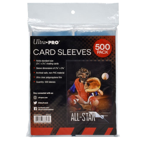 Ultra Pro Card Sleeves 500 Pack Ultra Pro Card Sleeves 500 Pack