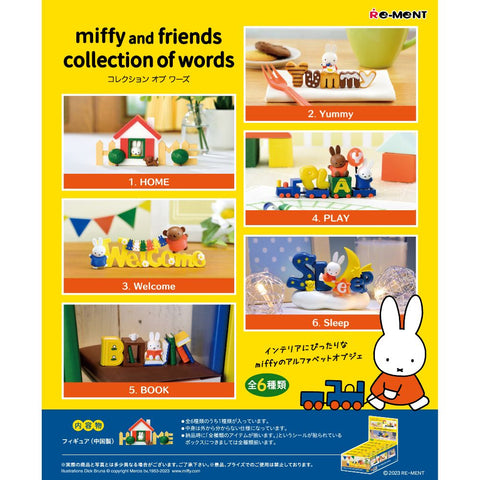 Re-Ment Miffy and Friends Collection of Words (Set of 6) Re-Ment Miffy and Friends Collection of Words (Set of 6)