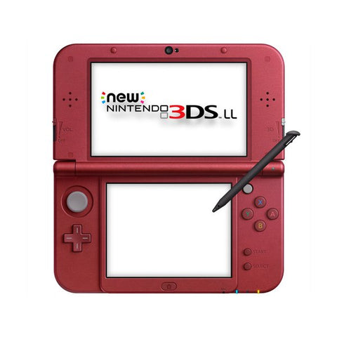 3DS LL New Console Metallic Red (without adaptor) 3DS LL New Console Metallic Red (without adaptor)