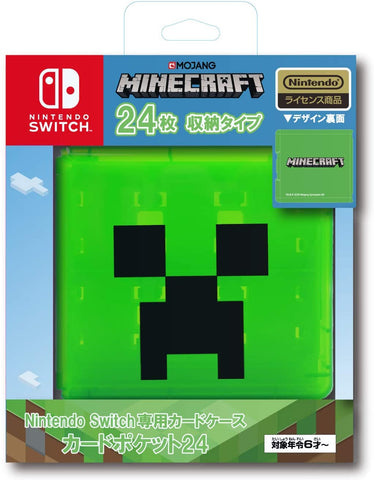 Nintendo Switch Max Games Minecraft Creeper Face 24 Card Case Nintendo Switch Max Games Minecraft Creeper Face 24 Card Case