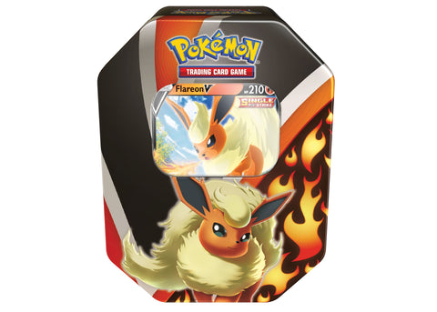 Pokemon SWSH Fall V Tin - Flareon V Pokemon SWSH Fall V Tin - Flareon V