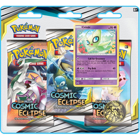 Pokemon SM12 Cosmic Eclipse 3 Blister Pack Pokemon SM12 Cosmic Eclipse 3 Blister Pack