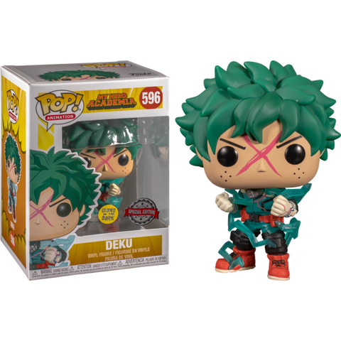 Funko POP! (596) MHA Deku Full Cowl Glow-in-the-Dark Funko POP! (596) MHA Deku Full Cowl Glow-in-the-Dark