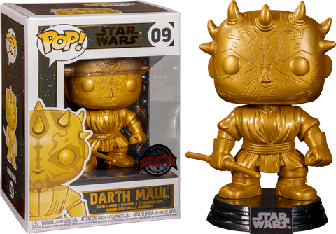 Funko POP! (09) Star Wars Darth Maul Gold Funko POP! (09) Star Wars Darth Maul Gold