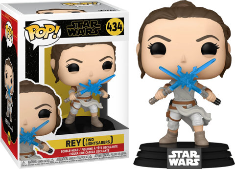 Funko POP! (434) Star Wars Rey with 2 Light Sabers Funko POP! (434) Star Wars Rey with 2 Light Sabers