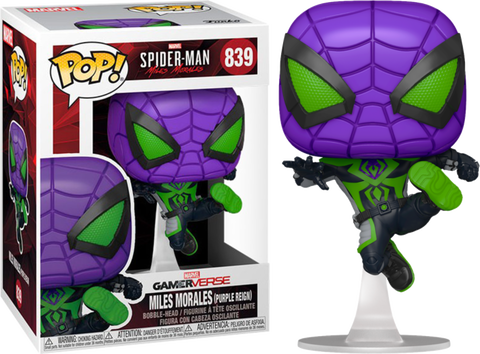 Funko POP! (839) Spider-Man Miles Morales Game Metallic Funko POP! (839) Spider-Man Miles Morales Game Metallic