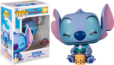 Funko POP! (1182) Disney Stitch with Boba Tea Funko POP! (1182) Disney Stitch with Boba Tea