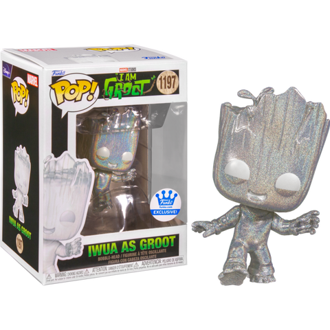 Funko POP! (1197) Marvel I Am Groot Iwua As Groot Exclusive Funko POP! (1197) Marvel I Am Groot Iwua As Groot Exclusive