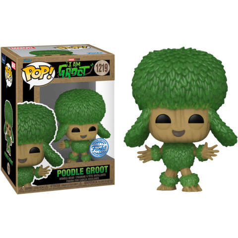 Funko POP! (1219) Marvel Earth Day I Am Groot Poodle Groot Funko POP! (1219) Marvel Earth Day I Am Groot Poodle Groot