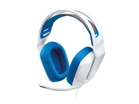 Logitech G335 Wired Gaming Headset - White (BL2YRS)