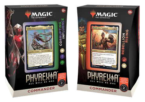 Magic The Gathering Phyrexia: All Will Be One Commander Deck  (Set of 2) Magic The Gathering Phyrexia: All Will Be One Commander Deck  (Set of 2)