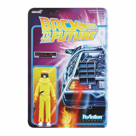BTTF Marty McFly in Radiation Suit 3 3/4-Inch ReAction
