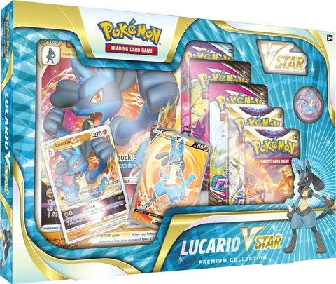 Pokemon TCG Lucario V STAR Premium Collection Box Pokemon TCG Lucario V STAR Premium Collection Box