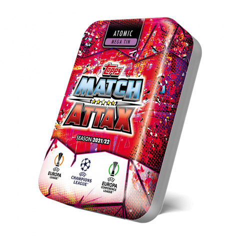 Topps Match Attax UEFA CL 21/22 Atomic Mega Tin Topps Match Attax UEFA CL 21/22 Atomic Mega Tin