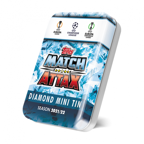 Topps Match Attax UEFA CL 21/22 Diamond Mini Tin Topps Match Attax UEFA CL 21/22 Diamond Mini Tin
