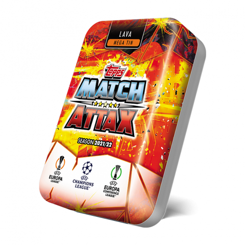 Topps Match Attax UEFA CL 21/22 Lava Mega Tin Topps Match Attax UEFA CL 21/22 Lava Mega Tin