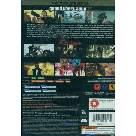 PC Grand Theft Auto IV Complete Edition