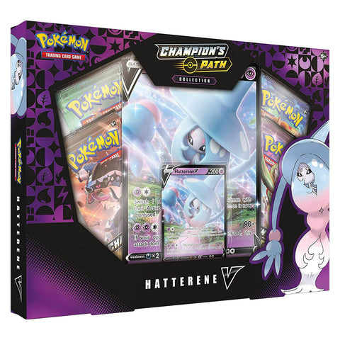 Pokemon SWSH 3.5 Champion's Path Hatterene V Box Pokemon SWSH 3.5 Champion's Path Hatterene V Box