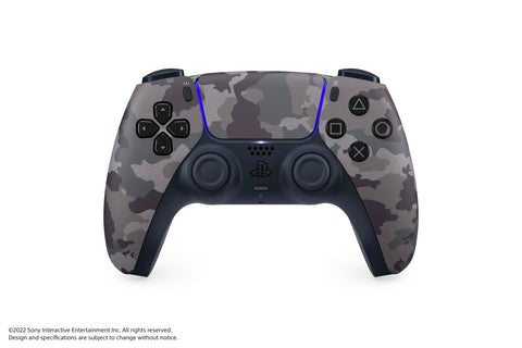 PS5 Dual Sense Controller - Grey Camouflage