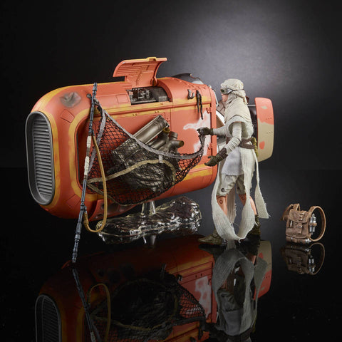Star Wars The Black Series Rey’s Speeder (Jakku) and Figure