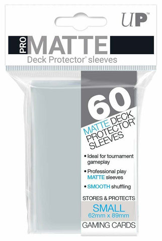 Ultra Pro 60 Matte Deck Protector Sleeves Clear Ultra Pro 60 Matte Deck Protector Sleeves Clear