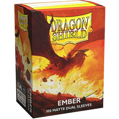 Dragon Shield Deck 100 Dual Matte sleeves - Ember Dragon Shield Deck 100 Dual Matte sleeves - Ember