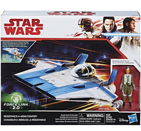 Star Wars Force Link 2.0 Resistance A-wing Fighter
