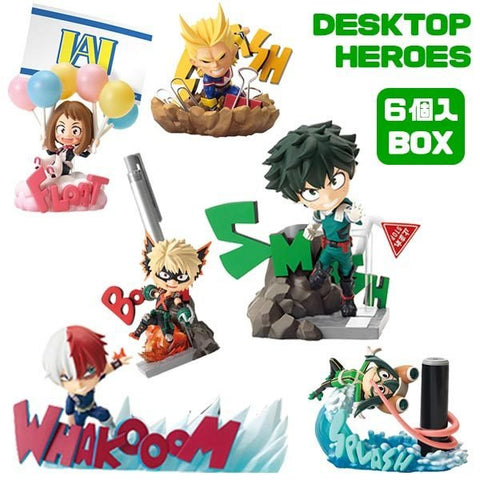 Re-Ment My Hero Academia Desktop Heroes (Set of 6)