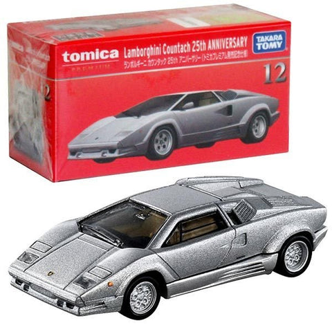 Takara Tomy Tomica Premium 12 Lamborghini Countach Silver Takara Tomy Tomica Premium 12 Lamborghini Countach Silver