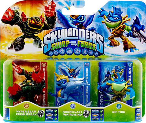 Skylanders Swap 3 Pack Break Whirlwind Tide Skylanders Swap 3 Pack Break Whirlwind Tide