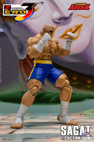Storm Arena Street Fighter Zero 3 1/12 Sagat Figure
