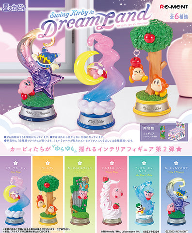 Re-Ment Kirby's Dream Land Swing Kirby 2 (Set of 6)