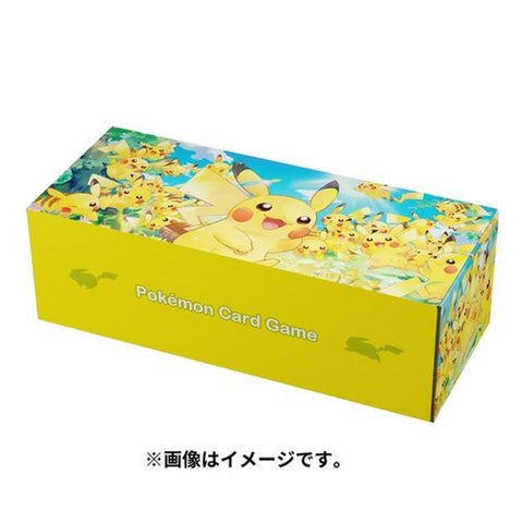 Pokemon Card Game Pikachu Gathering Long Card Box