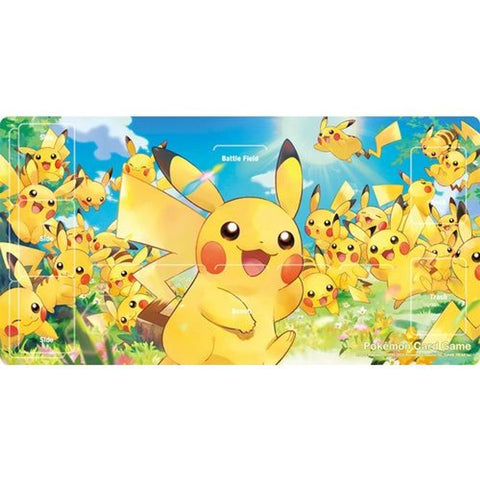 Pokemon Card Game Rubber Playmat Pikachu Gathering