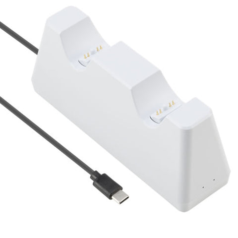 PS5 Cyber Gadget Double Charging Stand- White