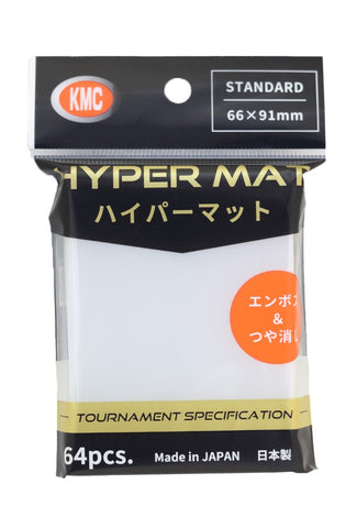 KMC Hyper Mat 64PC Tournament Clear 66x91MM