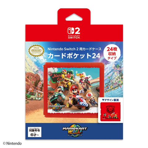 Nintendo Switch 2 Maxgames Card Pocket 24 - Mario Kart World