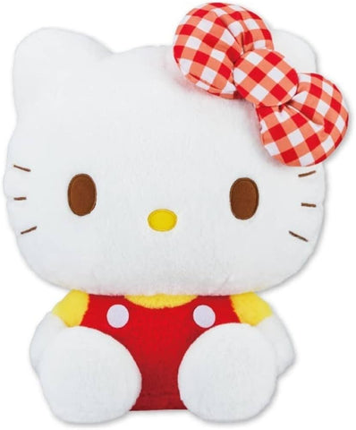 Sanrio Hello Kitty Gingham Ribbon GJ 16" Plush