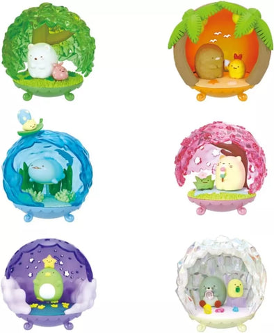 Re-Ment Sumikko Gurashi Clear Globe (Set of 6)