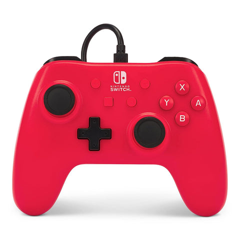 Nintendo Switch PowerA Wired Controller - Raspberry Red