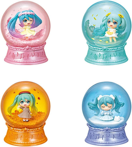 Re-Ment Hatsune Miku Scenery Domes Season (Set of 4)