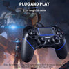PS4 Three Arrow Wired Controller - Black