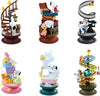 Re-Ment Peanut Snoopy's Spiral Diorama (Set of 6)