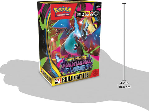 Pokemon ME02 Mega Evolution Phantasmal Flames Build & Battle Box