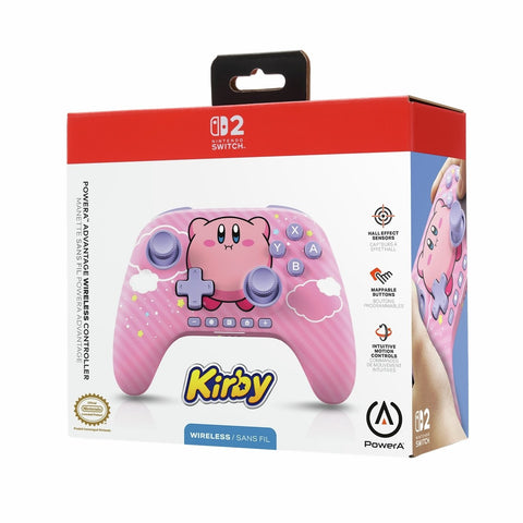 Nintendo Switch 2 PowerA Advantage Wireless Controller - Kirby