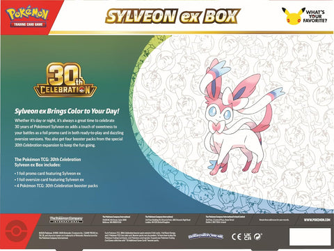 Pokemon TCG 30th Celebration Sylveon ex Box