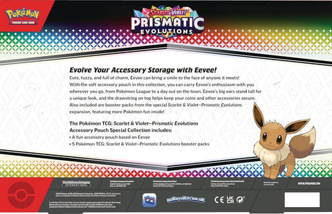 Pokemon SV8.5 Prismatic Evolutions Eevee Pouch Box